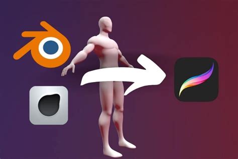 Export 3D Objects from Blender and Forger to Procreate