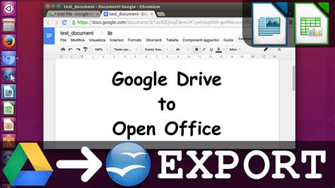 Export The Google Document To OpenOffice