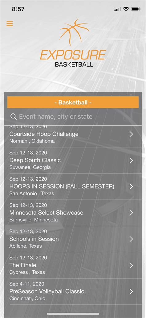 Texas Basketball Exposure Events TEXASXO