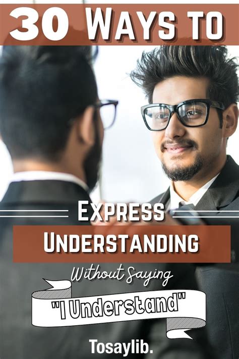Express understanding