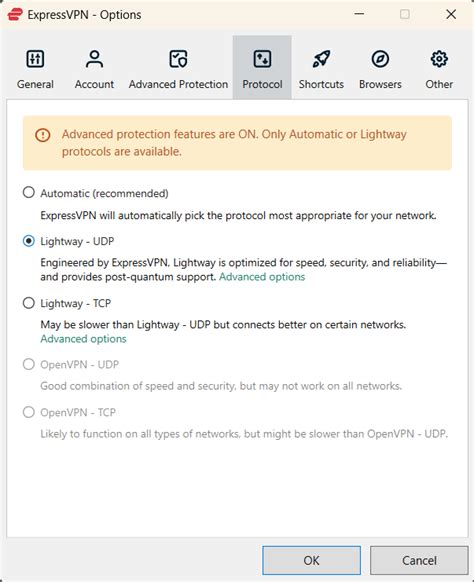ExpressVPN Lightway Protocol