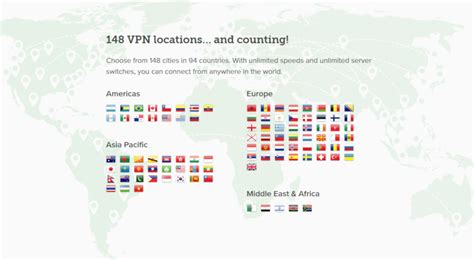 ExpressVPN server locations