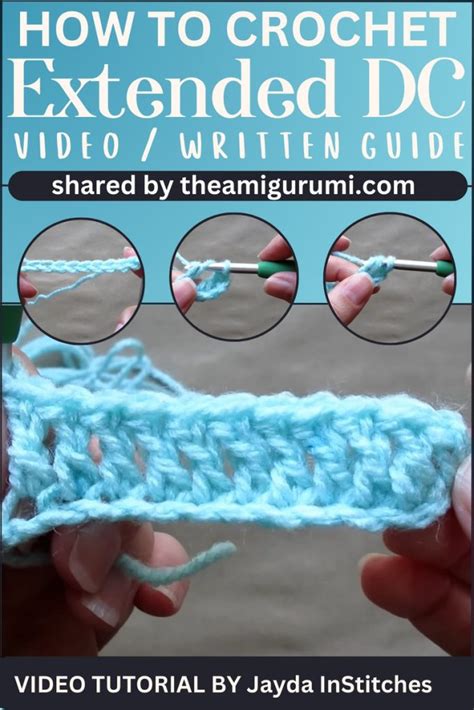 Extended Double Crochet
