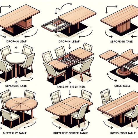 Extending Dining Table Types
