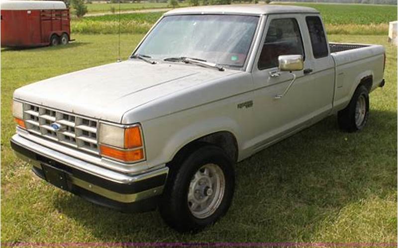Exterior And Interior Of The 1989 Ford Ranger