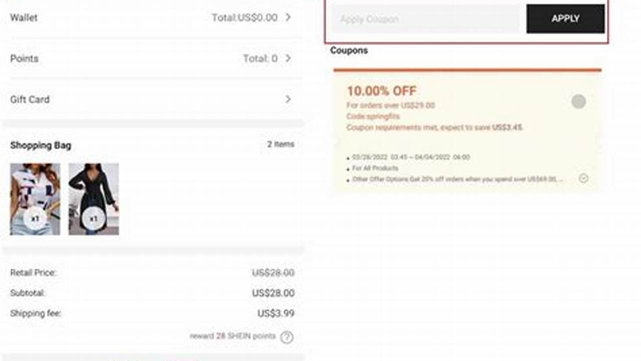 Extra Coupon Code Shein Use Two Coupons 2025