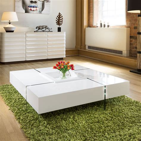 Extra Large White Coffee Table