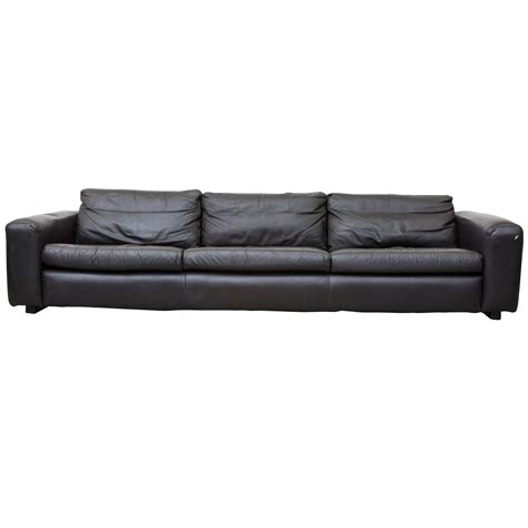 Extra Long Leather Sofa