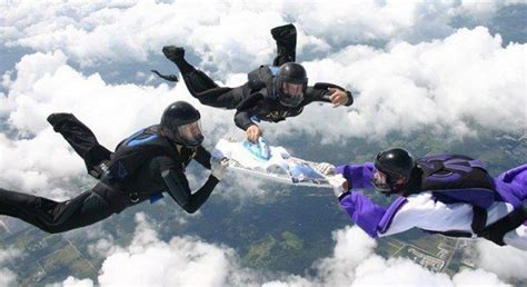 Extreme Ironing Skydiving