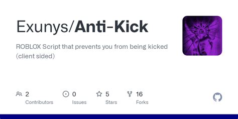 Exunys/Anti-Kick: ROBLOX Script that prevents you from  - GitHub