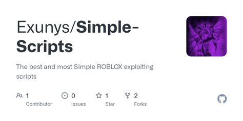 Exunys/Simple-Scripts: The best and most Simple ROBLOX  - GitHub