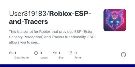 Exunys/Tracers-Script: ROBLOX Tracers (ESP) script. - GitHub