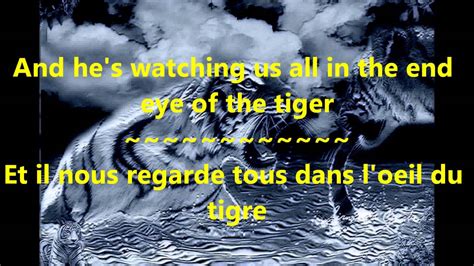 Eye Of The Tiger Traduction