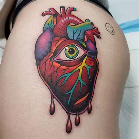 Eye Tattoo Heart