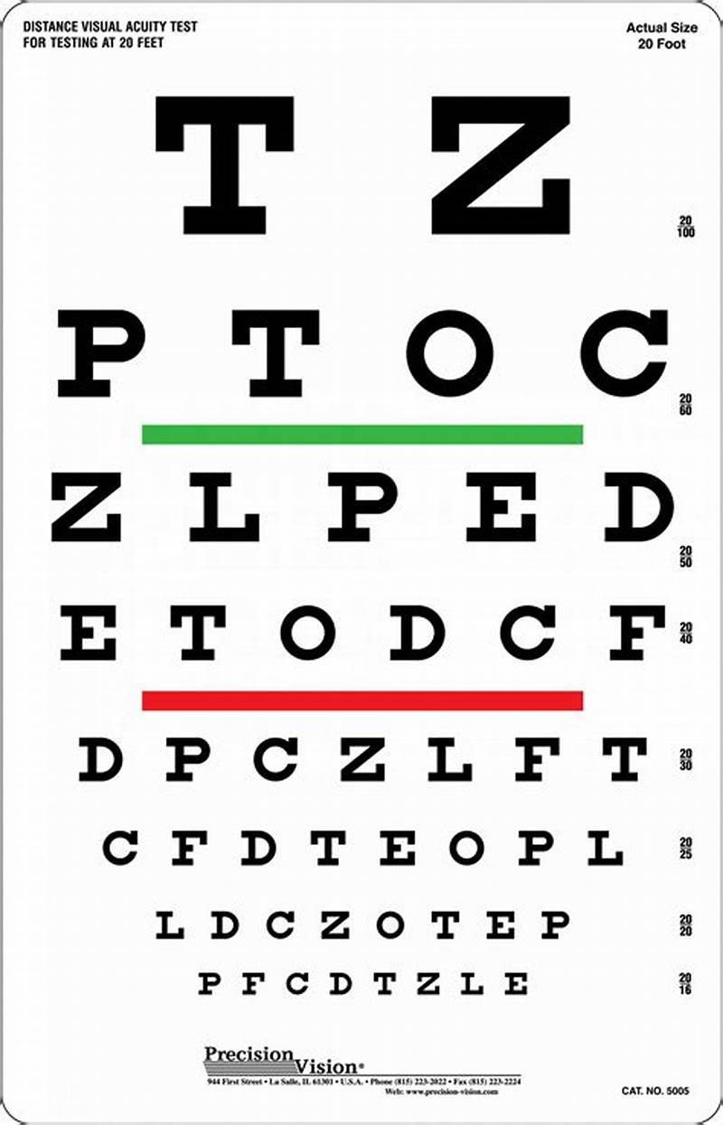Eye Vision Testing Chart