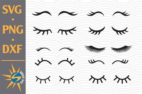 Download Eyelash Eye Bundle Files DXF Files
