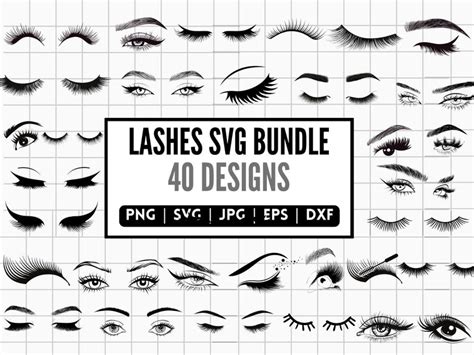 Download Eyelashes Bundle Cut Images