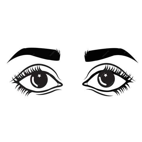 Eyes Drawing Vector