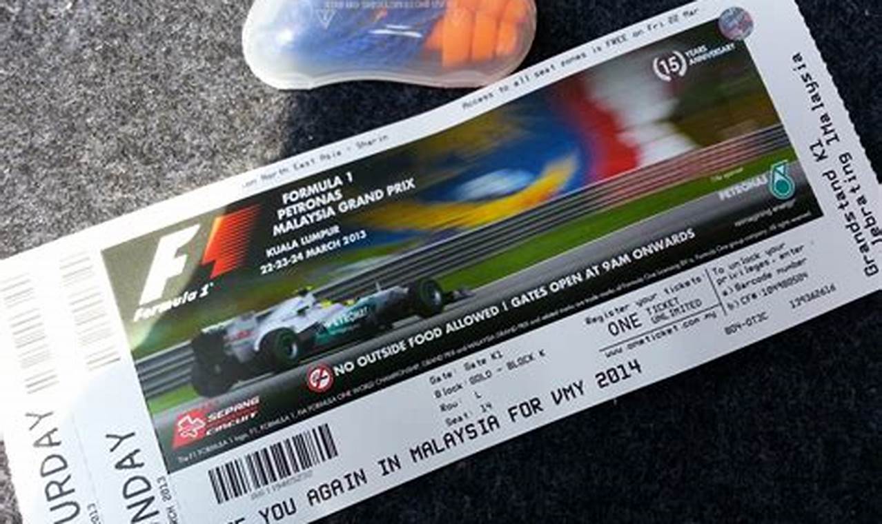 F1 Tickets For 2024