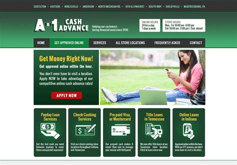 F1 Cash Advance Website