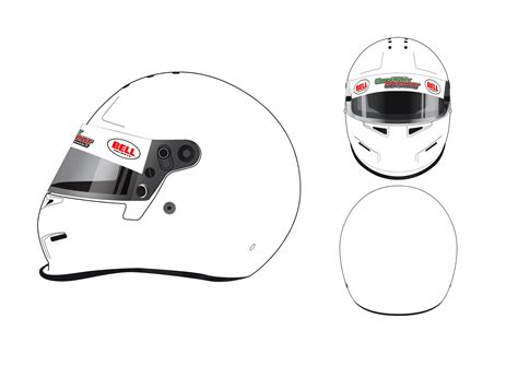 F1 Helmet Design Template