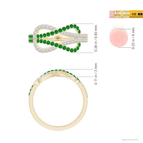 FAQ: Emerald Diamond Infinity Rings