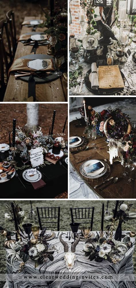 FAQ: Spooky Halloween Wedding Table Names