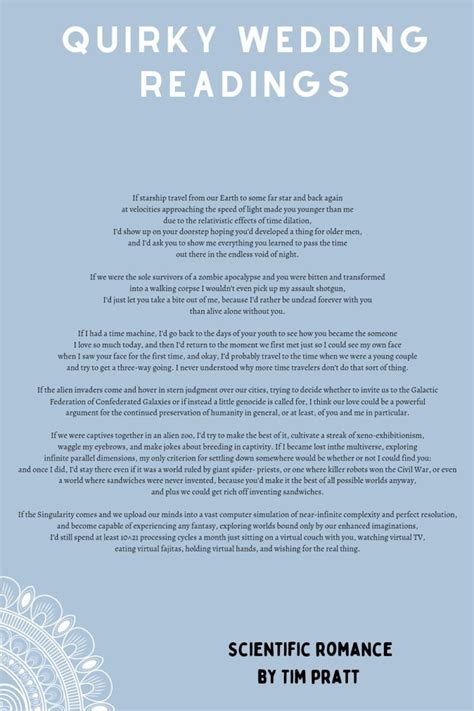 FAQ About Funky Wedding Readings