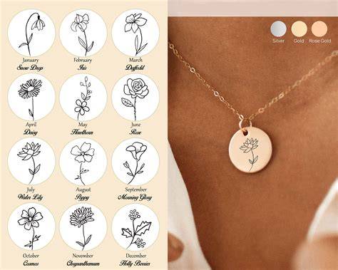 FAQ about July Birth Flower Necklaces