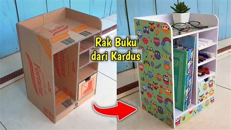 Tutorial Membuat Rak dari Kardus
