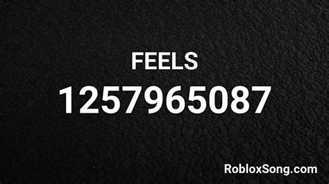 FEELS Roblox ID