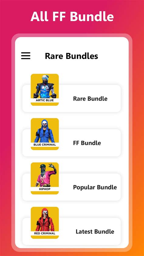 FF Rare Bundle APK for Android Download