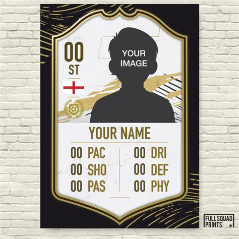 Fifa Icon Card Template