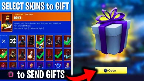 Finally.. Gifting Skins System In Fortnite! (How To Gift) - Youtube