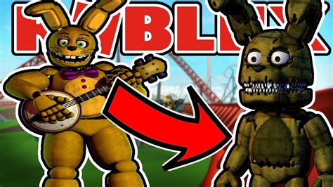 FINDING PLUSHTRAP AND SPRING BONNIE BADGES! Roblox 