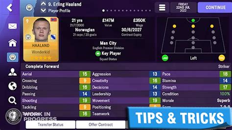 FM 2023 APP selective information