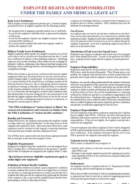 FMLA: The Federal Foundation