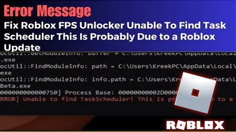 FPS Unlocker FIXED! Unable to find TaskScheduler - YouTube