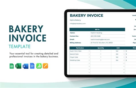 FREE 10+ Bakery Invoice Samples in MS Word | MS Excel | Pages | Numbers