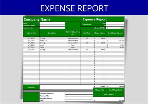 FREE 13+ Expense Report Forms in MS Word | PDF | Excel