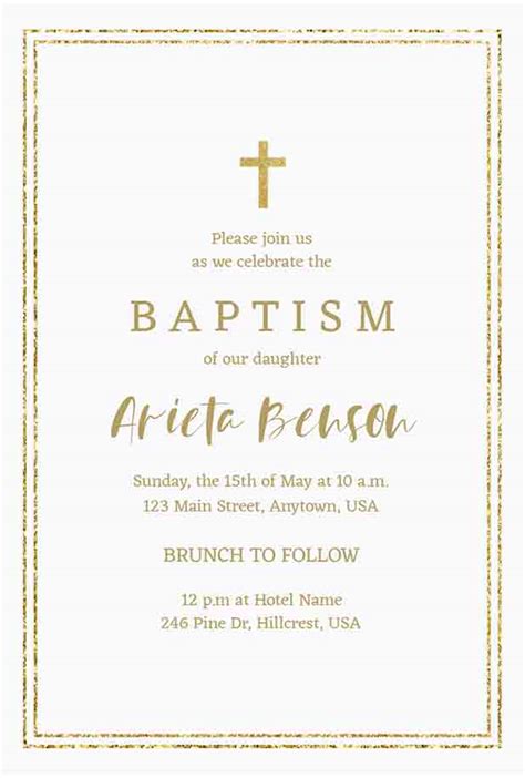 FREE 14+ Baptism Invitation Designs & Examples in PSD | AI | EPS Vector