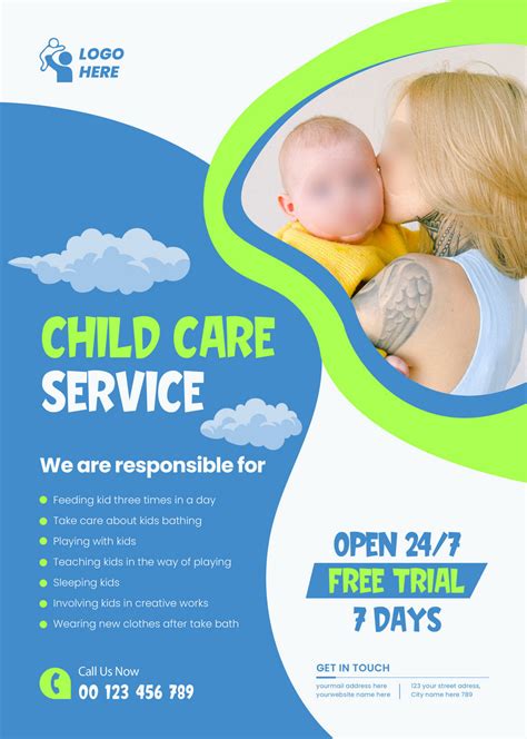 FREE 18+ Beautiful Babysitting Flyer Templates in MS Word | PSD | AI | Vector EPS | InDesign