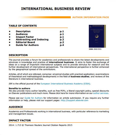 FREE 6+ Sample Business Review in PDF | MS Word