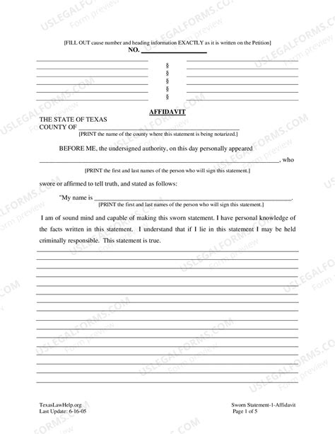 FREE 9+ Legal Affidavit Forms in PDF | MS Word