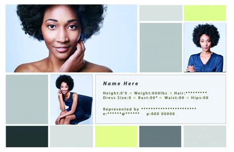 FREE Comp Card Templates for Actor & Model Headshots | NextDayFlyers