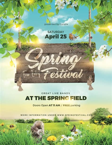 Free Printable Spring Flyer