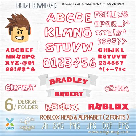 FREE Printable Roblox Alphabet Banner Pack