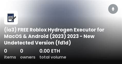 FREE Roblox Hydrogen Executor for MacOS & Android (2023)