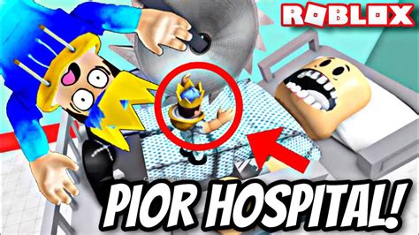 FUGINDO DO PIOR HOSPITAL DO ROBLOX! PETER TOYS 