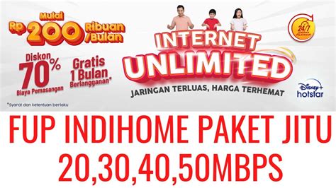 FUP Indihome 50 Mbps in Indonesia